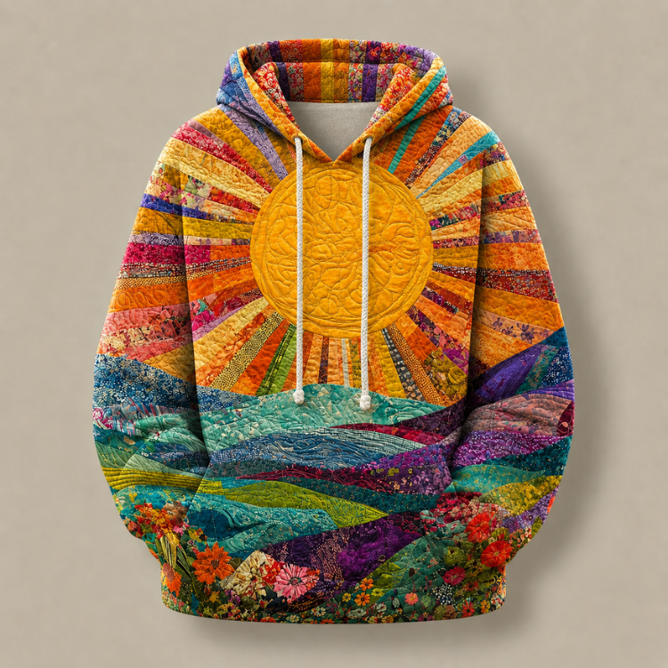 DELACROIX | Sweat met capuchon Zonnige bloemen Sandrine