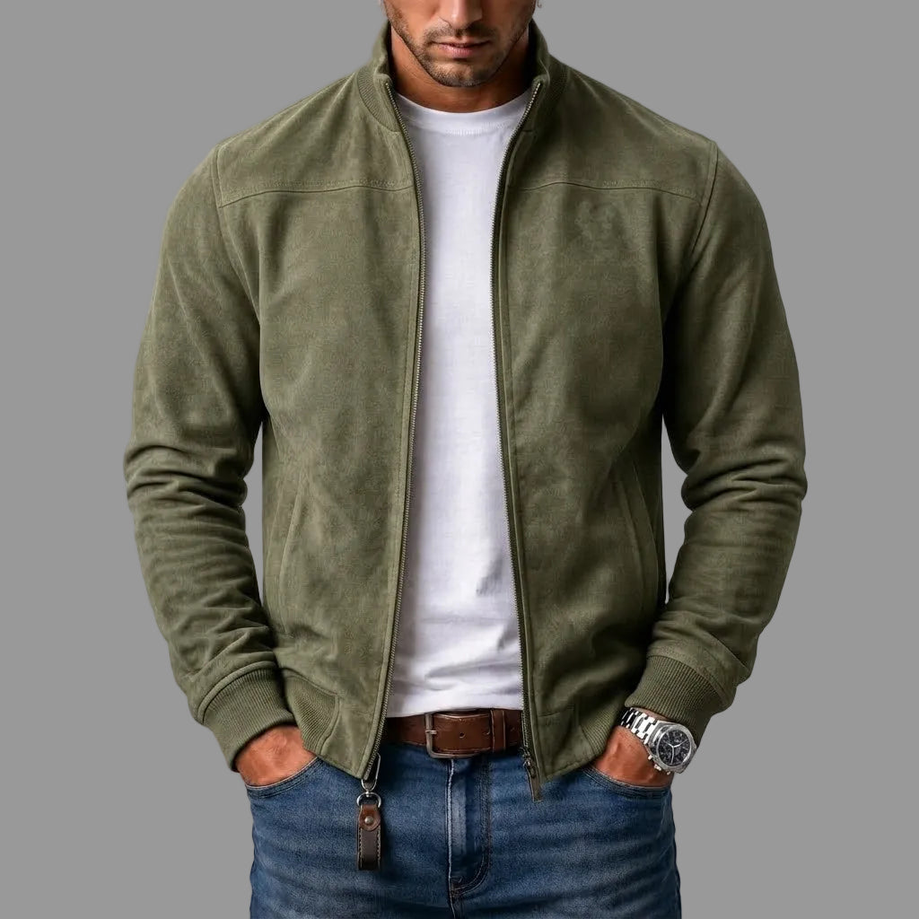 Varel | Bomberjack met suède-look