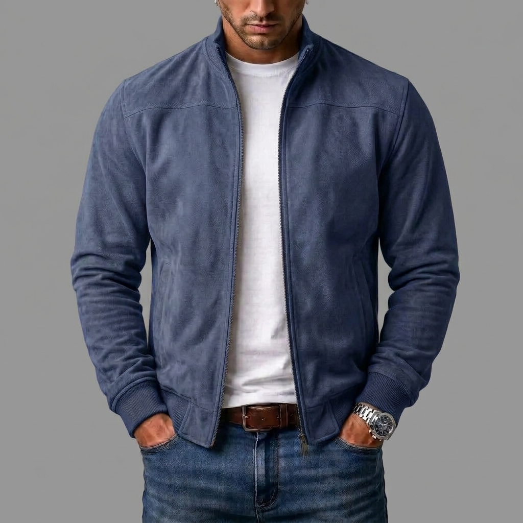 Varel | Bomberjack met suède-look
