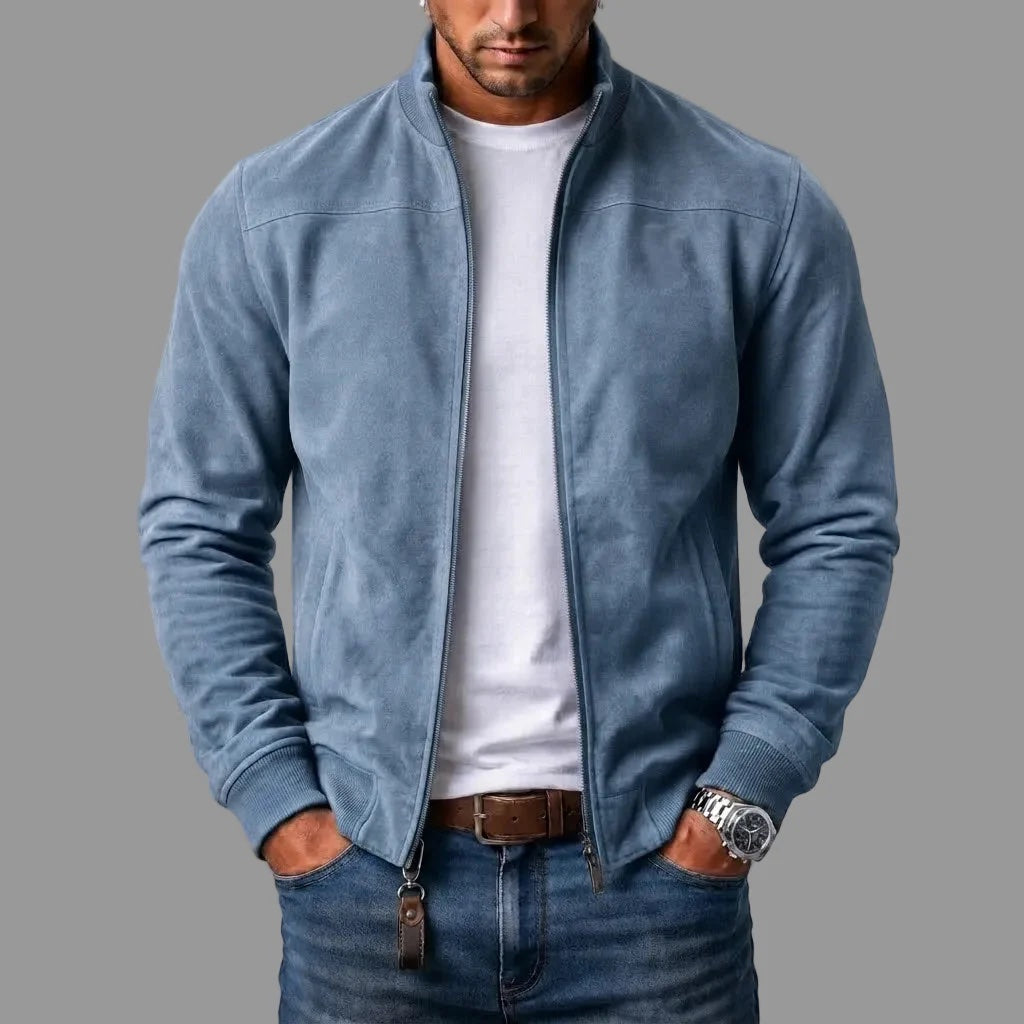 Varel | Bomberjack met suède-look