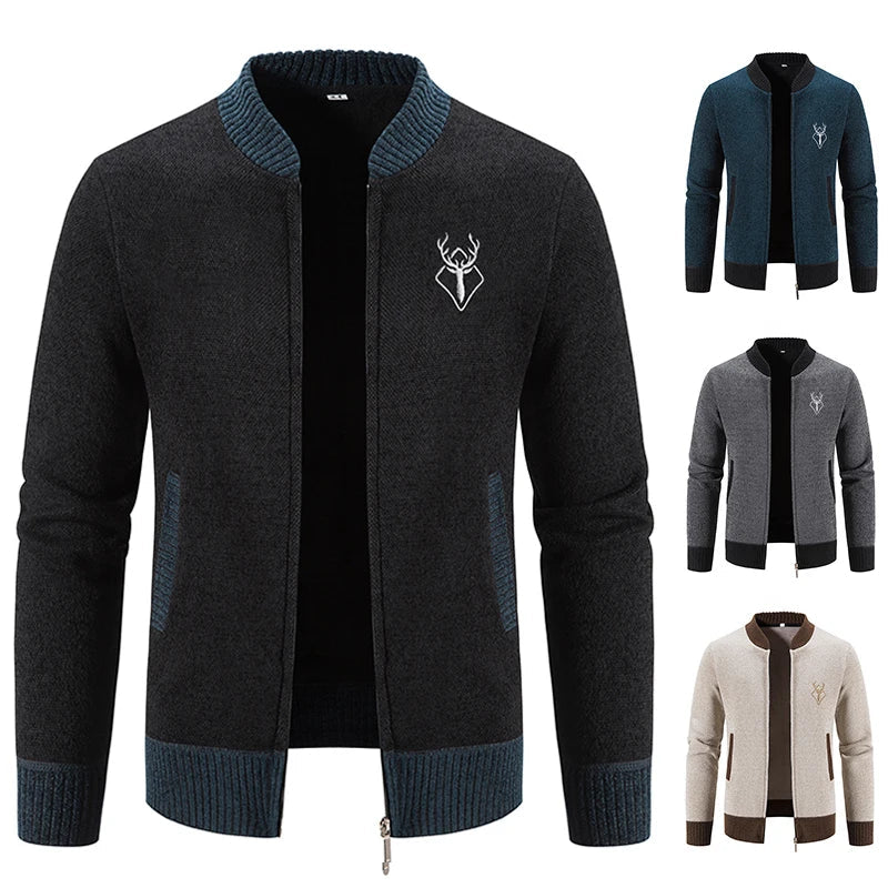 Pieter | Gebreid Heren Vest Met Herfstdetail