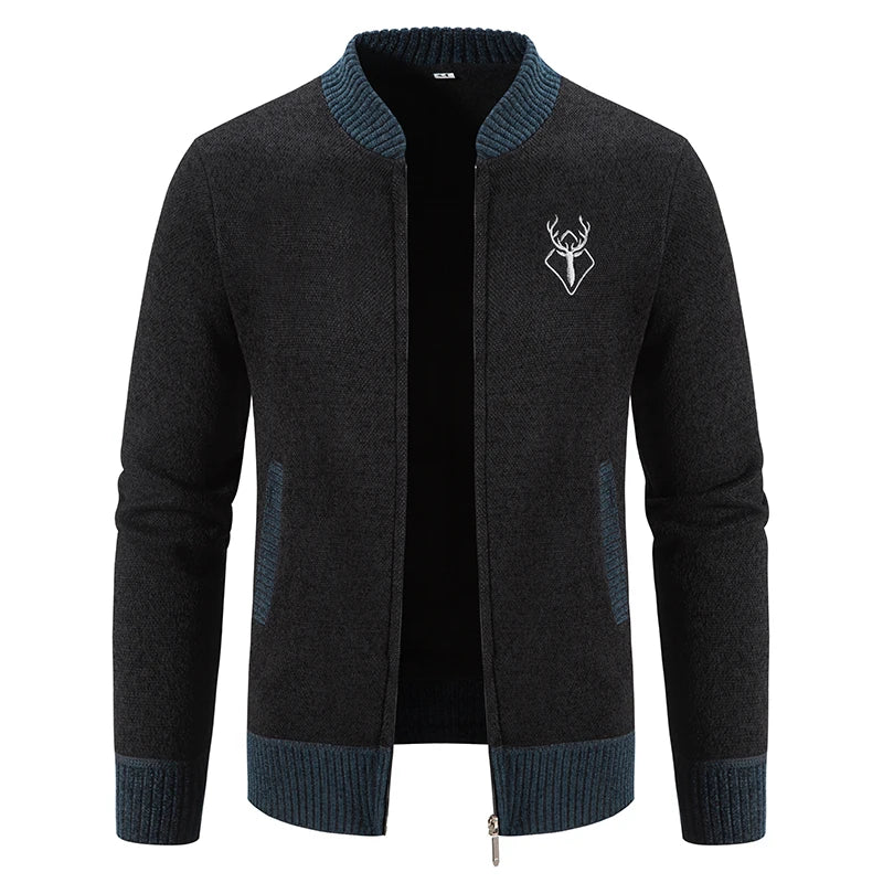 Pieter | Gebreid Heren Vest Met Herfstdetail