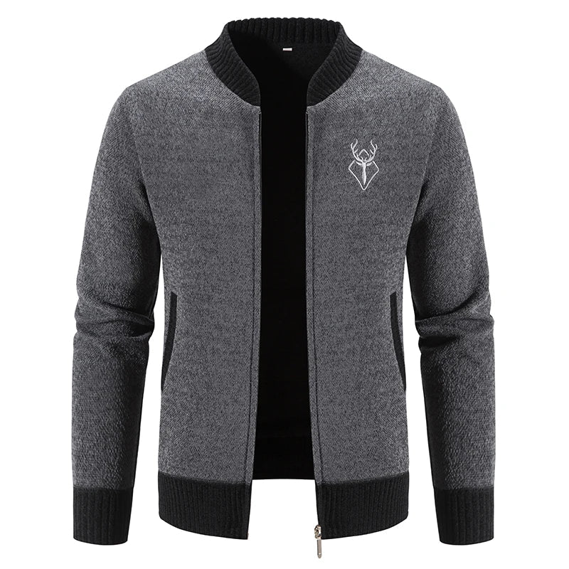 Pieter | Gebreid Heren Vest Met Herfstdetail