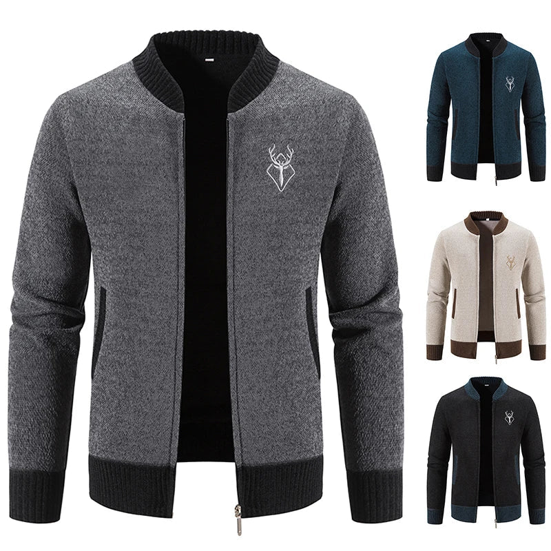 Pieter | Gebreid Heren Vest Met Herfstdetail