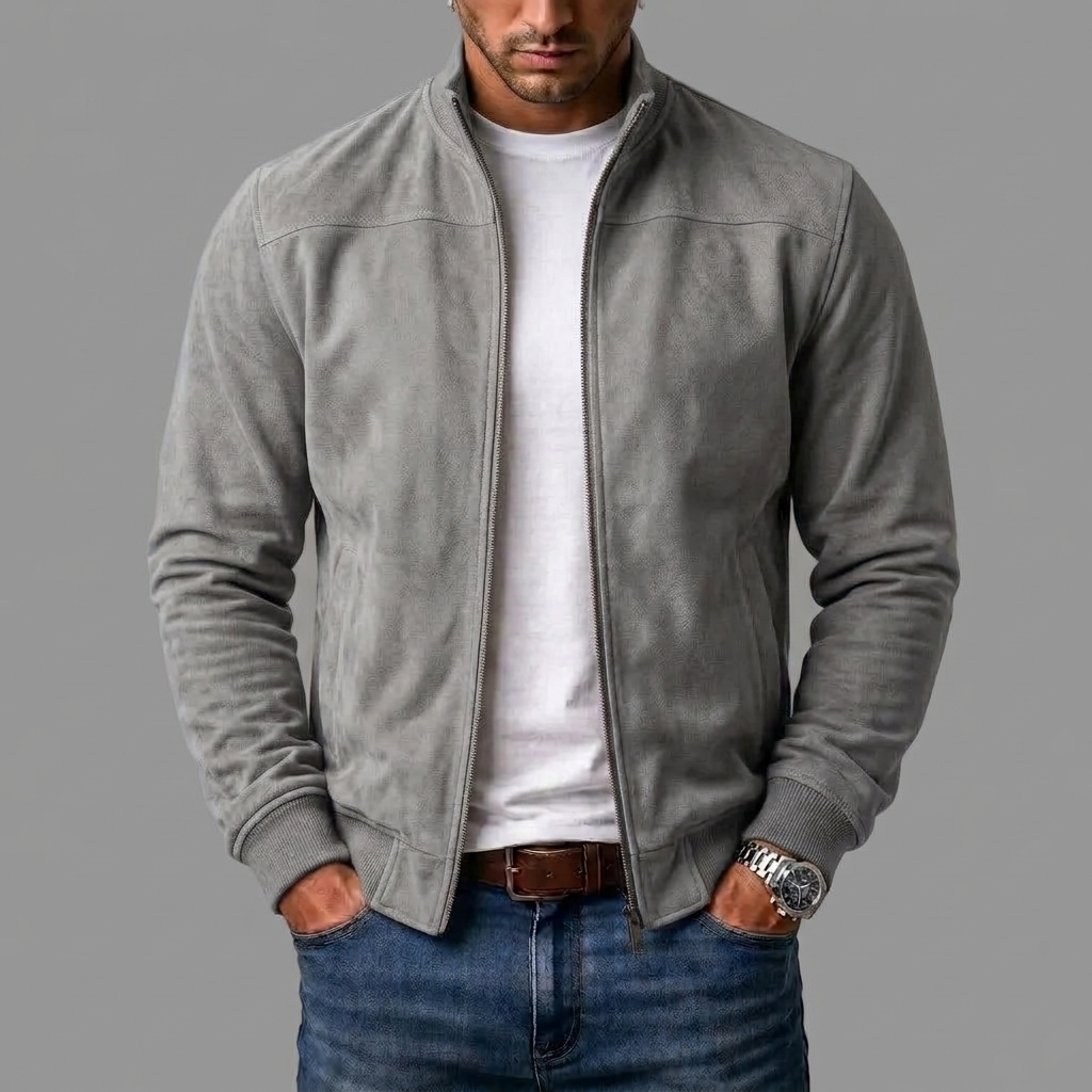 Varel | Bomberjack met suède-look