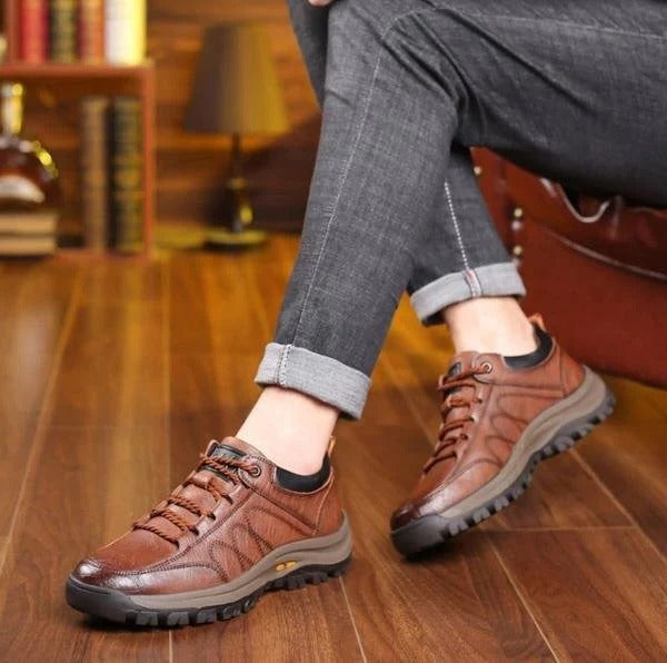 Ennio Waterdichte Leren Wandelschoenen